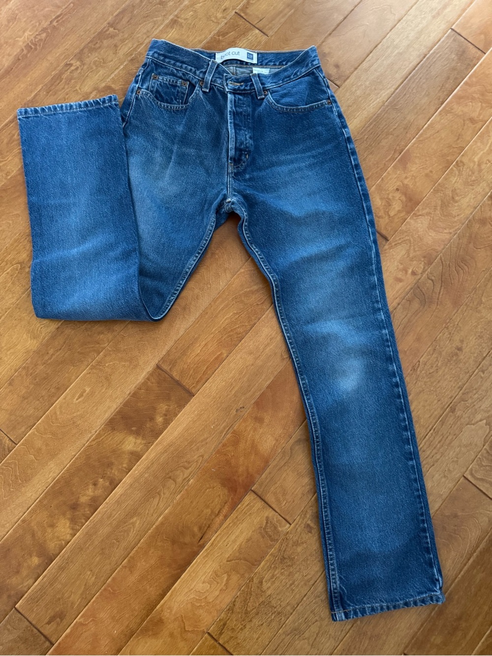 GAP Women's Bootcut Jeans - Blue Denim